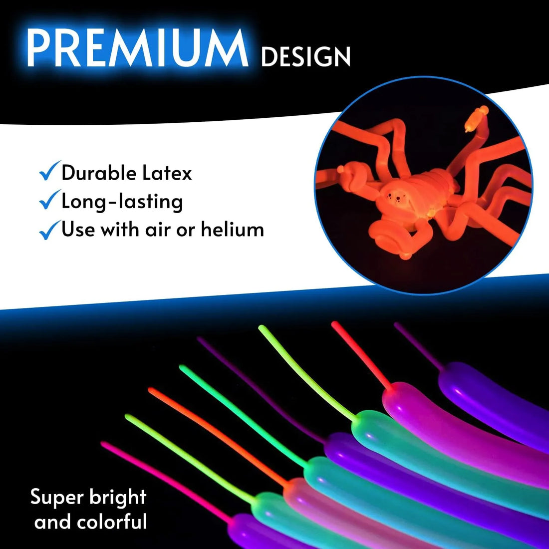 Glow King Neon Tying Balloons