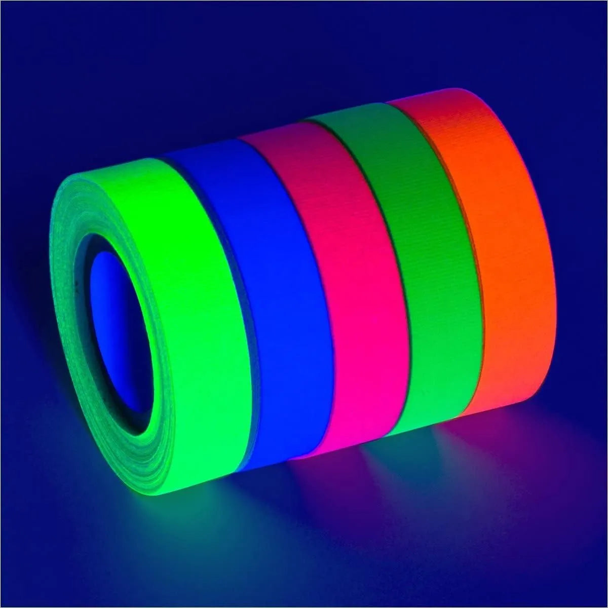 Glow King Blacklight Reactive Glow Tape - Narrow Tape – 0.25 in x 30 ft
