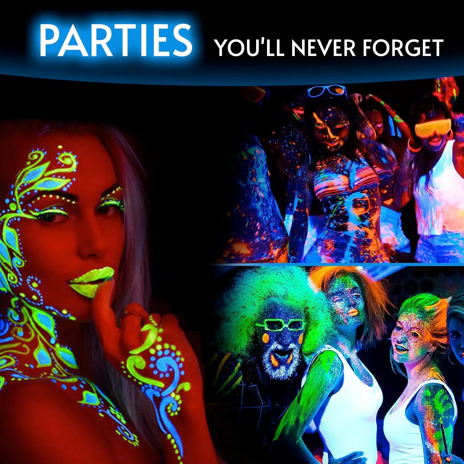 Glow King Blacklight Reactive Crayons | Glow Markers Accessories - 12 Pcs