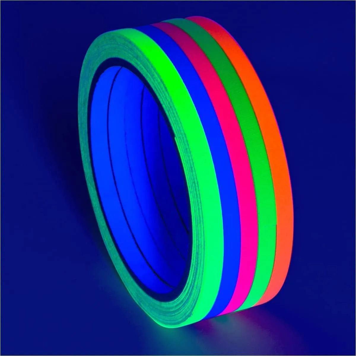 Glow King Blacklight Reactive Glow Tape - Narrow Tape – 0.25 in x 30 ft